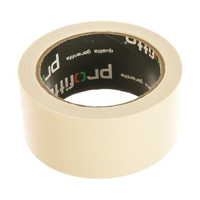 СКОТЧ МАЛЯРНЫЙ 48 ММ Х 50 М ЭКОНОМНЫЙ (НАМОТ.~ 32М) (6/36) "PROFITTO"