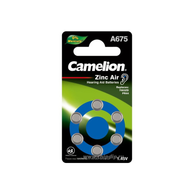 Элемент питания Camelion  ZA-675  BL6