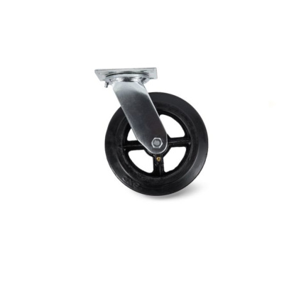 Опора поворотная колесная б/г черен.рез. ф160