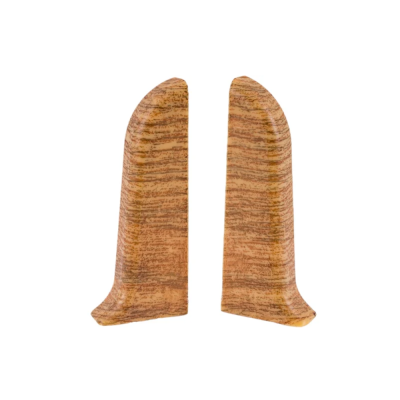 Угол для плинтуса 55мм "Идеал Классик" Дуб коньячный / 206 торцевой (пара)										