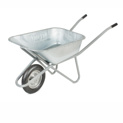 Тачка строительная DEKADO 1 колесо пневмо, поднос оцинк.