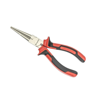 Круглогубцы Matrix Nickel 160 мм никелированные двухкомп. рукоятки