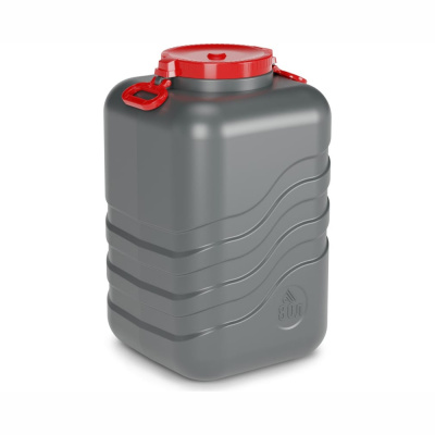 КАНИСТРА-БОЧКА ПЛАСТ. "ВОЛНА-ЭКОНОМ" 80 Л С КРЫШКОЙ И РУЧКАМИ (1/2) "АЛЬТЕРНАТИВА" М8332