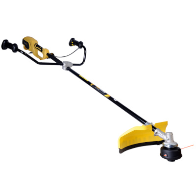 Электротриммер HANSKONNER, 2000 Вт, металл. вал, плавный пуск., нож/леска, ранц ремень HGT10BS 