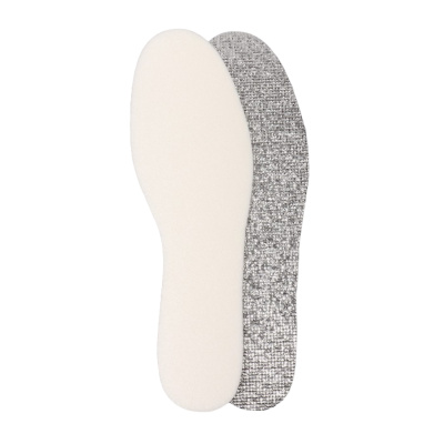 Стельки (ППЭ,фольга) 2х сл универс 36-45р-р (пара) бел ППЭ НХ 03 ЛЛ (2)