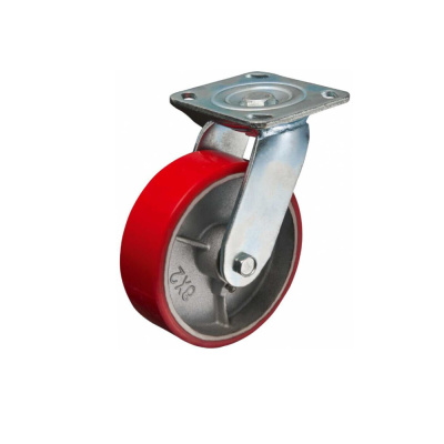 Опора поворотная колесная б/г полиуретан ф100