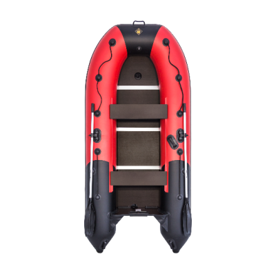 Лодка Ривьера Компакт 3200 СК комби красный/черный