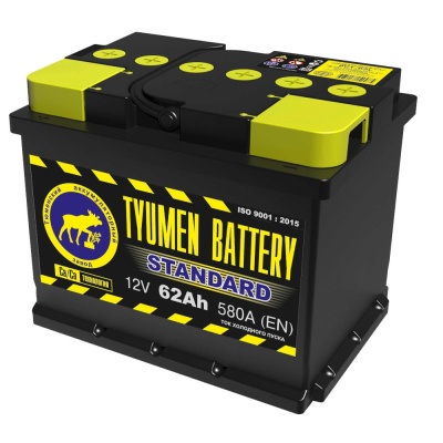 Аккумулятор 6СТ-62L "TYUMEN BATTERY" Standart