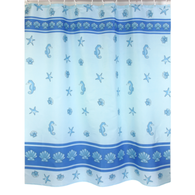 Штора для ванной ZALEL 026 180*200 (Blue)