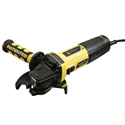 Шлифмашина УШМ Hanskonner, 125мм, 1350Вт, 4000-10000об/мин, конст эл-ка, черт, mod T, КЕЙС 