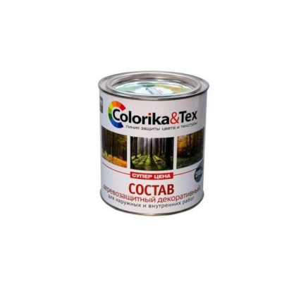 Состав деревозащитный "Colorika&Tex" лиственница 0,8л