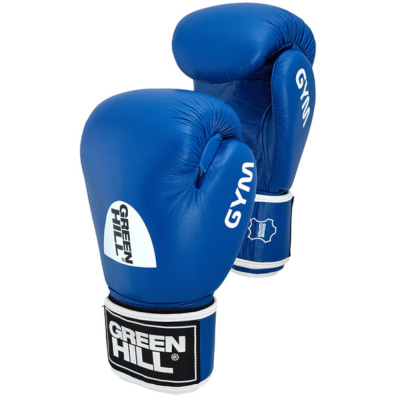 Боксерские перчатки GYM синие (14oz)