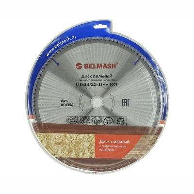 Диск пильный BELMASH 315x3,4/2,2x32/30; 100T