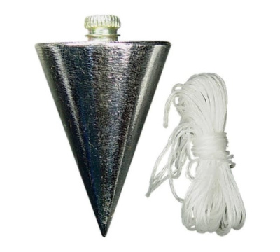 Отвес конусный 300гр., со шнуром 5м//MATRIX