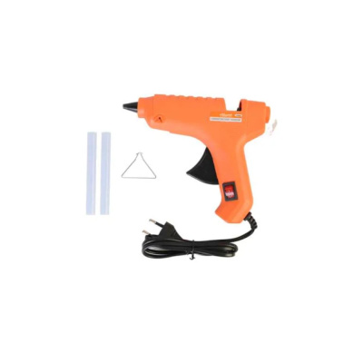 Пистолет клеевой 80Вт GG2481SSP ,d=11мм,выкл-тель,метал.сопло,2 стержня (КПС-2481В), Sturm PROMO