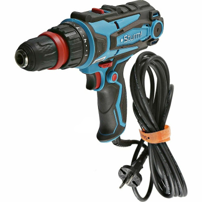 Дрель шуруповерт Sturm! "Проф", 2 скор, СМЕННЫЙ ПАТРОН 10 мм,22+1, 45 НМ., Шнур 4М  ID2145PT 