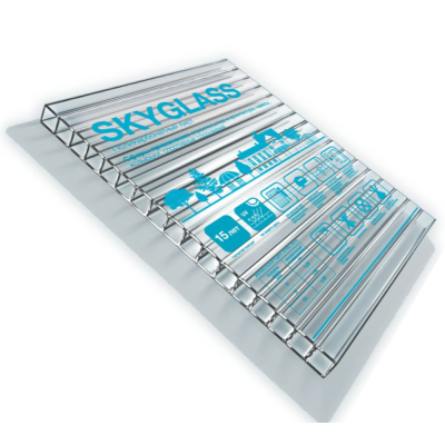 Поликарбонат сотовый SKYGLASS 06мм (б/цв)