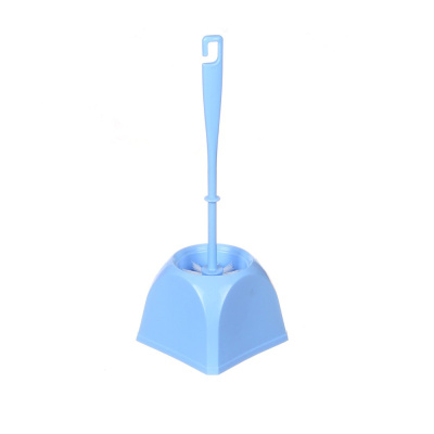 Ерш для туалета Мультипласт, Квадрат, напольный, пластик, голубой, MPG960447/961833