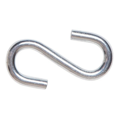 Металлический крючок S-образный 6 мм