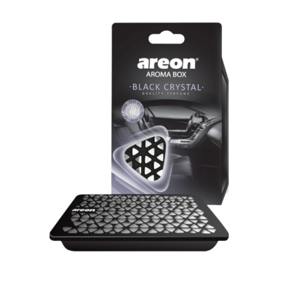 Ароматизатор для автомобиля Areon "AROMA BOX" Black Crystal 704-ABC-01