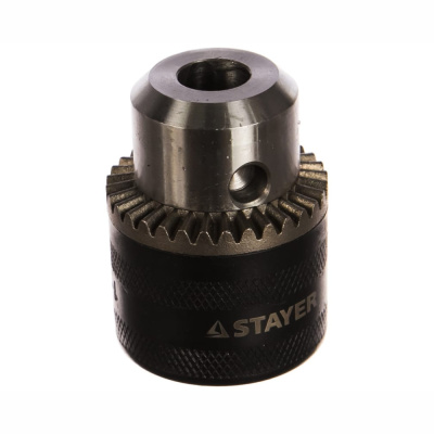 Патрон ударный STAYER "PROFESSIONAL" ключевой для дрели, 10 мм, с ключом в комплекте, посадочная рез