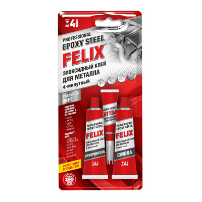 Клей эпоксидный для металла ТС Профессиональный "Felix"