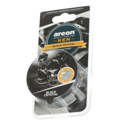 Ароматизатор для машины Аreon "GEL KEN"  Black Crystal  блистер /12// 704-АКВ-03 