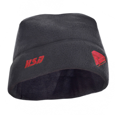 Шапка мужская флисовая зимняя (HSN) (красная вышивка) (57)