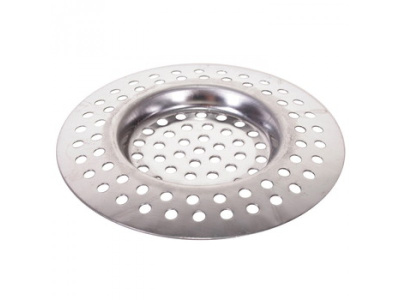 Фильтр для раковины д.70 мм, нержавеющая сталь (оптовая упаковка)