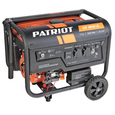 Генератор бензиновый PATRIOT  GP 3810 LE