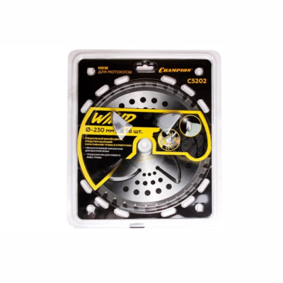 Нож с зубцами из твердого сплава  Wind 36/230/25,4 (SRM-330ES/SRM-350ES,4605), CHAMPION, КИТАЙ