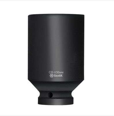 Головка ударная шестигранная глубокая 36 мм, 1/2", CRV, БелАК