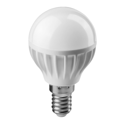 Лампа светодиодная LED 6вт Е14 белый матовый шар ОНЛАЙТ