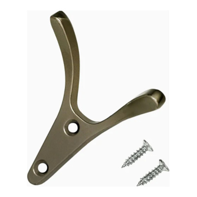 Крючок-вешалка (600,50) СТАНДАРТ 206 SN мат. никель ЕВРОПАКЕТ 