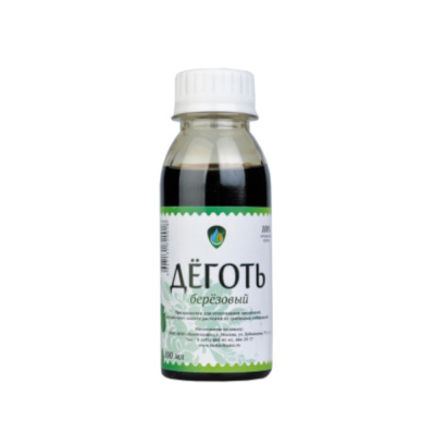 Деготь березовый 0,1л 2/40 Биоторг