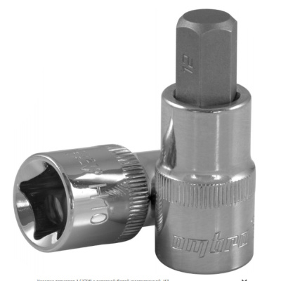 Насадка торцевая 1/2"DR с вставкой-битой шестигранной, Н7 120207 