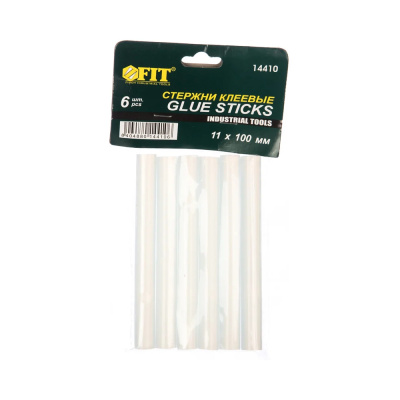 Стержни клеевые бесцветные 11х100 мм, 6 шт.
