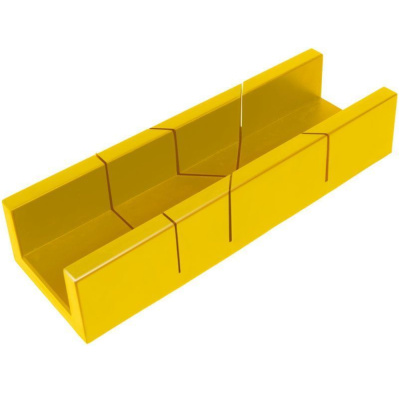 Стусло пластиковое, 300х65 мм, прямоуг., желтое