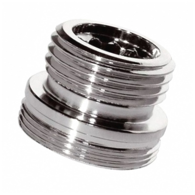 Переходник с аэратора на шланг д/д D 1/2 * М24, наружная резьба, латунь, хром DK-493 