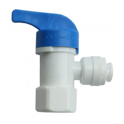 Фитинг Кран Угловой РВ1/4"-Т1/4"