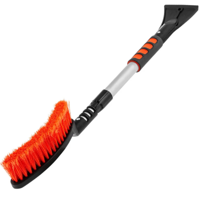 Щетка-сметка для снега со скребком  телескопическая 700 - 920 мм // STELS