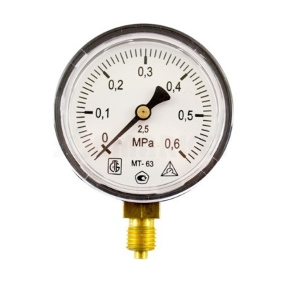 Манометр МТ-100 0,6 МПа (G1/2 дюймовая)