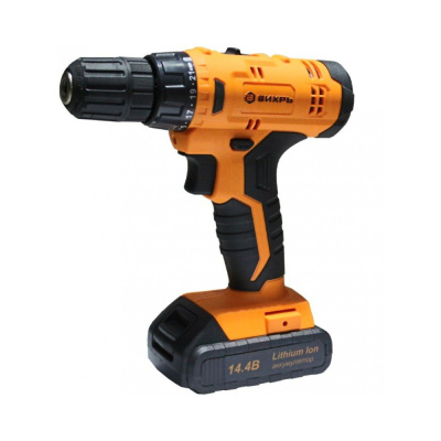 Дрель-шуруповерт аккумуляторная ДА-14Л-2KА (ДА-14Л-2K) (1,5 А/ч) Вихрь 72/14/20