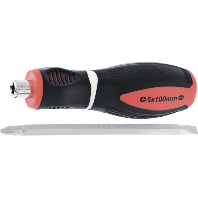 Отвертка Matrix Master комб. SL6,0 x Ph2 CrМо, двухкомп. рукоятка