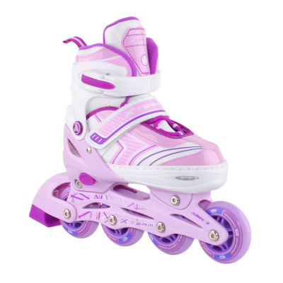 Раздвижные роликовые коньки X-TEAM violet M(35-38)