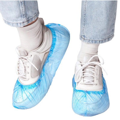 Бахилы п/э Elegreen Лайт-H синие, арт.ГППНД-6/1р-С/50, 1,8 г, 50 пар/уп