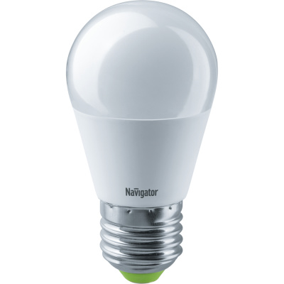 Лампа светодиодная LED 8.5вт Е14 белый шар