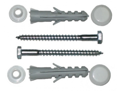 Крепёж д/унитаза к полу (2 болта)(Блистер)