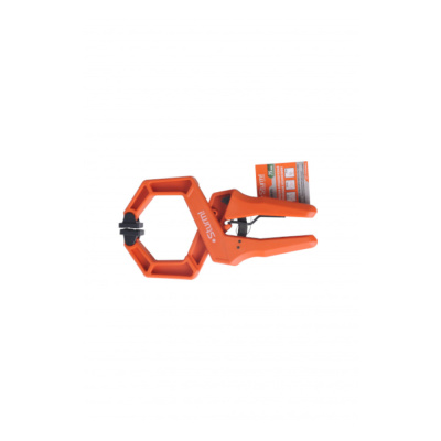 Струбцина клещеобразная с храповым механизмом, длина 226мм, зев 75мм, Sturm!