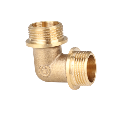 Угольник латунный 90гр. 3/4" НР/НР